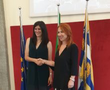 Turin TIM MoU handshake 2019